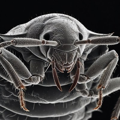 Close-up of woodlouse