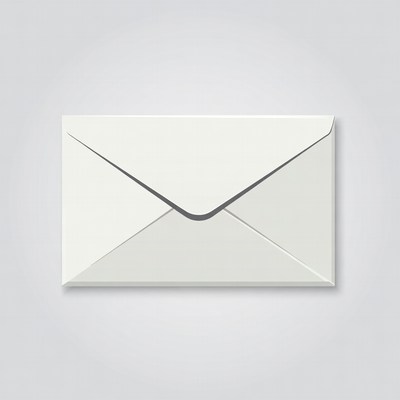 White envelope illustration