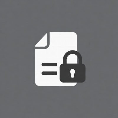 Locked Document Icon