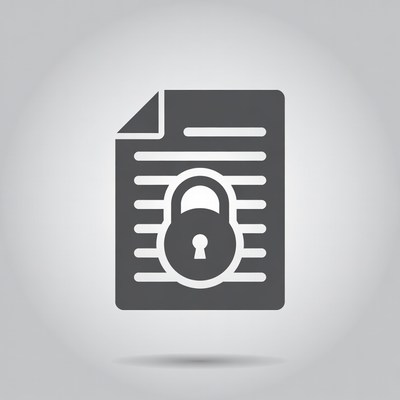 Locked Document Icon