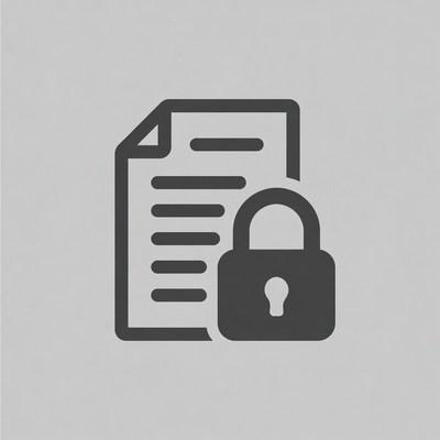 Locked Document Icon
