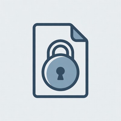 Locked Document Icon