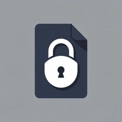 Locked Document Icon