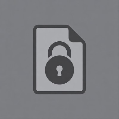 Locked Document Icon