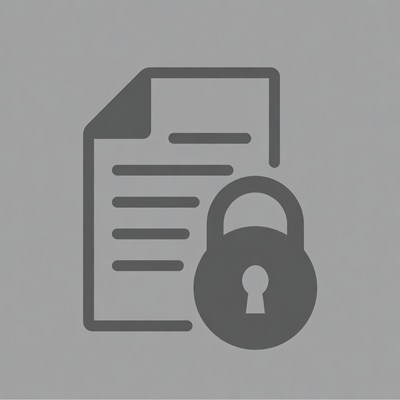 Locked Document Icon