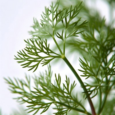 Fresh Dill Leaves Closeup