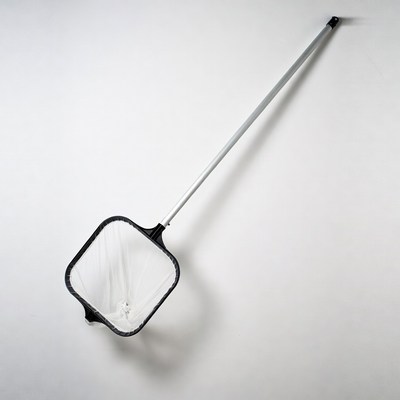 Pool Skimmer Net on White Background