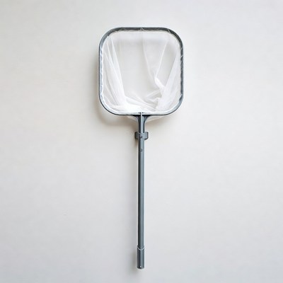 Pool Skimmer Net on White Background