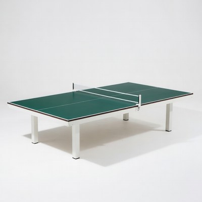 Green table tennis table