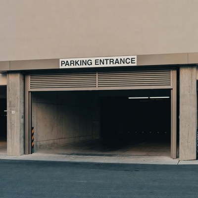 Open Parking Garage Entrance