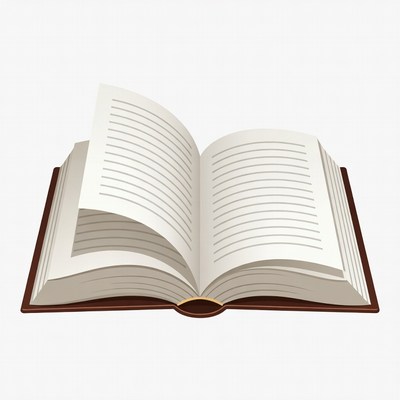 Open Book Illustration