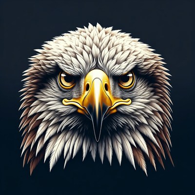 Bald Eagle Closeup Portrait