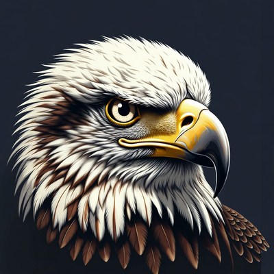 Bald Eagle Closeup Portrait