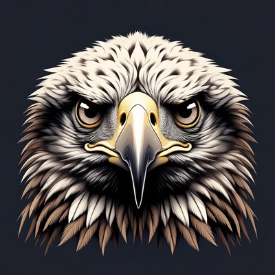 Bald Eagle Close-Up Portrait