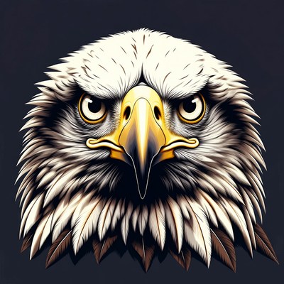 Bald Eagle Closeup Portrait
