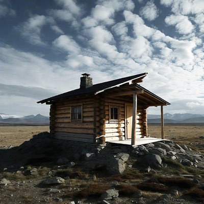 Log Cabin on Rocky Hill