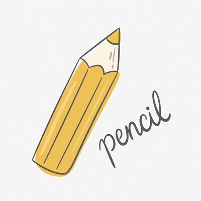 Yellow Pencil Illustration