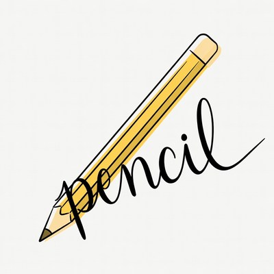 Yellow Pencil Illustration