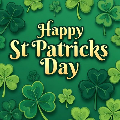 Happy St. Patrick's Day Shamrocks