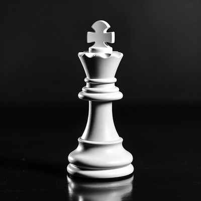 White king chess piece