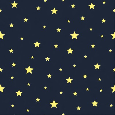 Yellow Stars on Navy Background