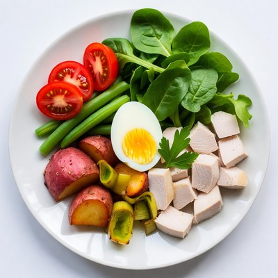 Healthy Chicken Salad Plate