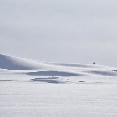 Snowy Hills Landscape