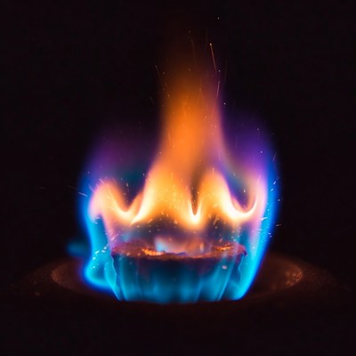 Blue Flame Gas Burner