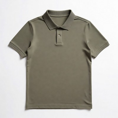 Green Polo Shirt Isolated