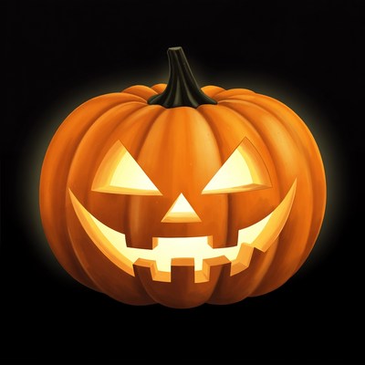 Jack-o'-lantern pumpkin illustration