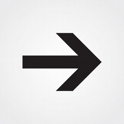 Black right arrow icon
