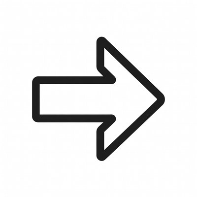 Black right arrow icon