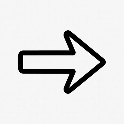 Black right arrow icon