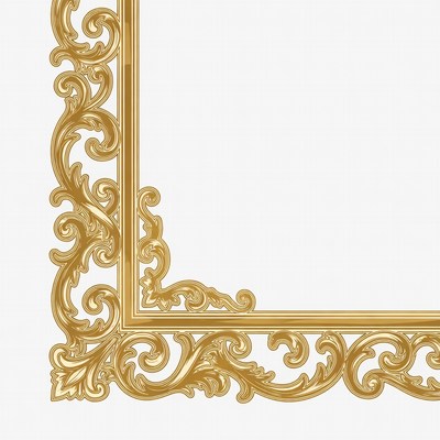 Ornate Golden Frame Border