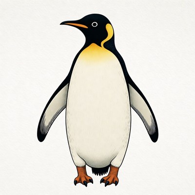 Emperor Penguin Illustration