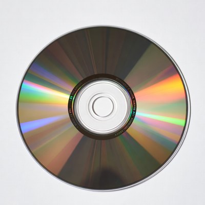 Shiny Blank DVD Disc