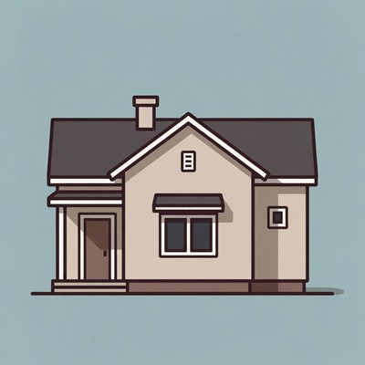 Simple Illustrated House