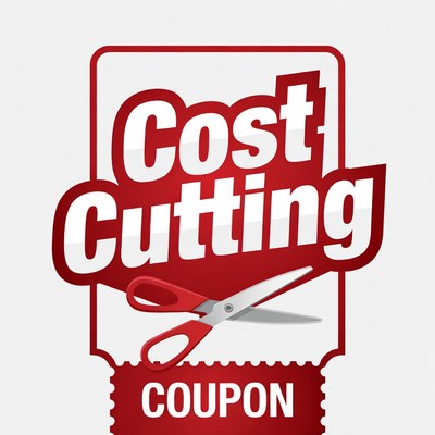 Cost Cutting Coupon Scissors Clipart
