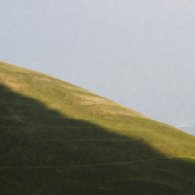 Green Hill with Shadows