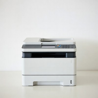 Modern White Multifunction Printer