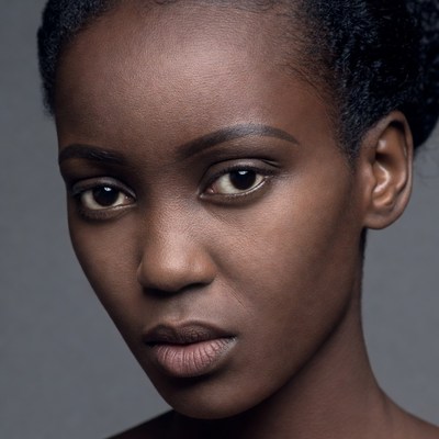 Close-up portrait of African-American woman