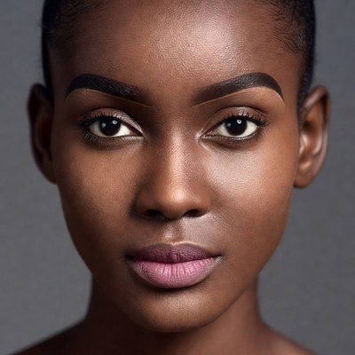 Close-up portrait of African-American woman