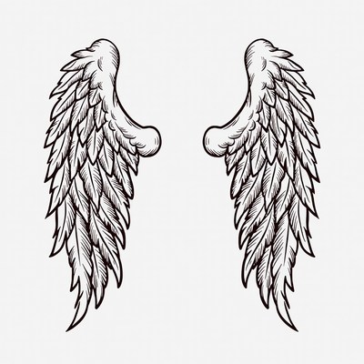 Angel Wings Illustration