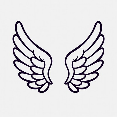 Angel Wings Illustration