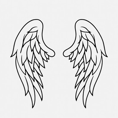 Angel Wings Illustration