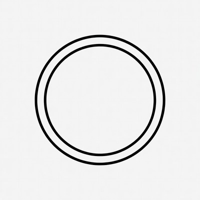 Double Outline Circle