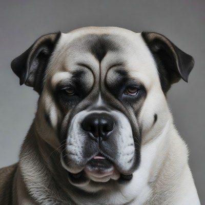 Close-up Bulldog Portrait