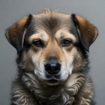German Shepherd dog close-up