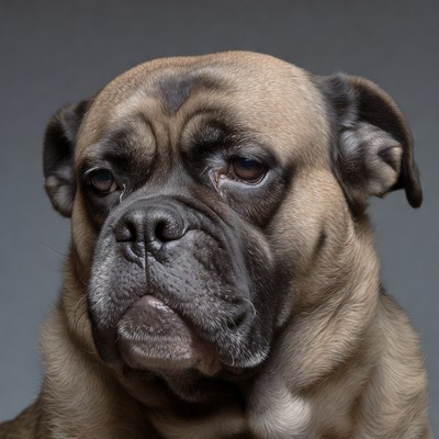 Closeup of Bulldog Face