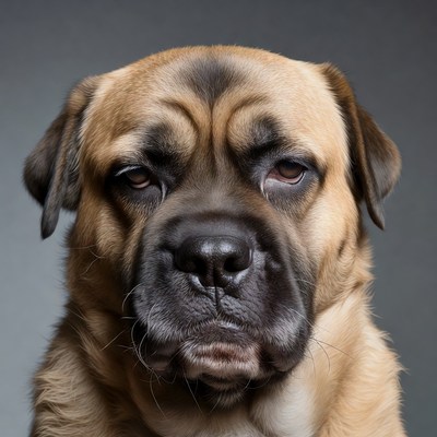 Closeup of Bulldog Face